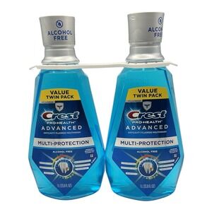 Crest Pro-Health Advanced Mouthwash (33.8oz Twin Pack) Multi-Protection